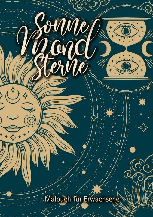 Produktbild Sonne Mond Sterne Malbuch für Erwachsene