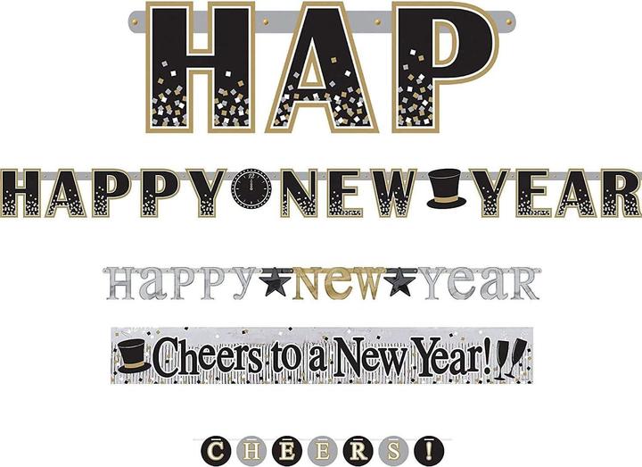 Image du produit Generic Banderole de porte HAPPY NEW YEAR