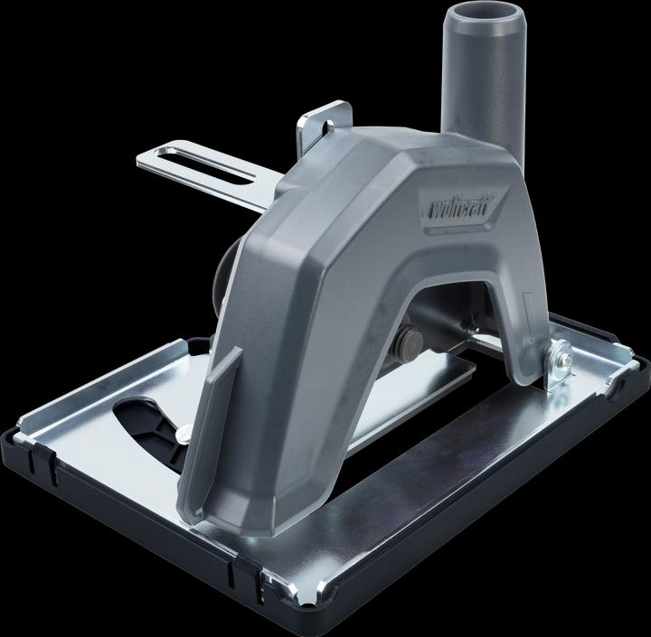 Produktbild wolfcraft Absaughaube mit Führungsschlitten für Winkelschleifer