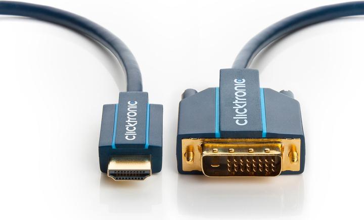 Produktbild clicktronic HDMI (Typ A) — DVI (3 m, DVI, HDMI)