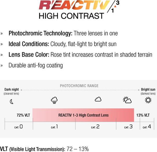 Actual product image Julbo Density Reactive 1-3 (Black, Black)