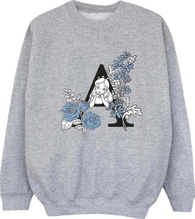 Image du produit Disney Sweat-shirt garçon Alice In Wonderland Letter A (128)