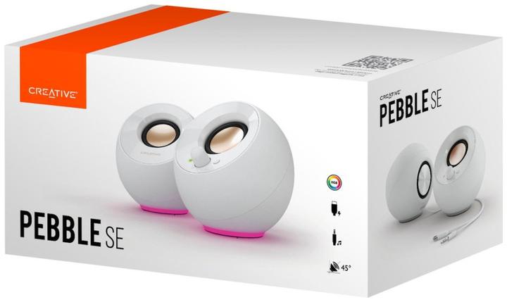 Actual product image Creative Pebble SE RGB Stereo speaker, white