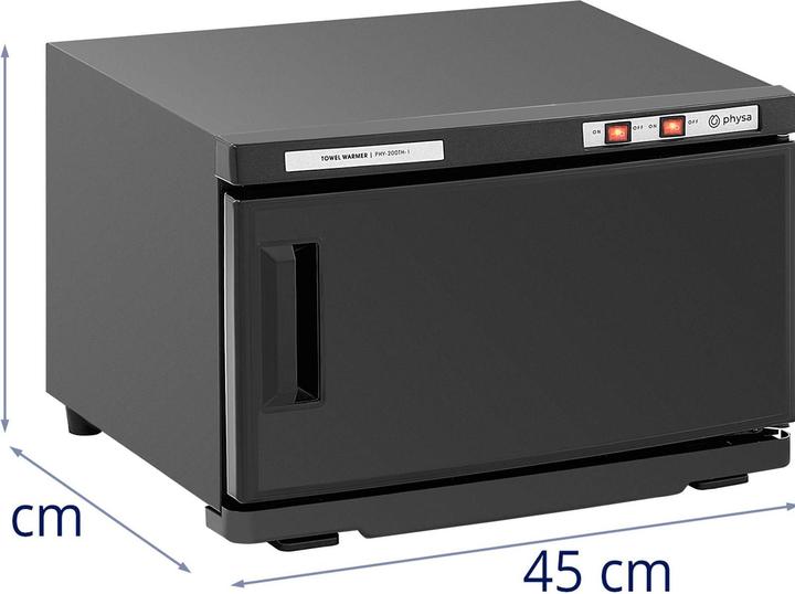 Produktbild Physa Kompressenwärmer Kosmetik Handtuchwärmer mit UV-Sterilisation 70 °C 230 W 16 L