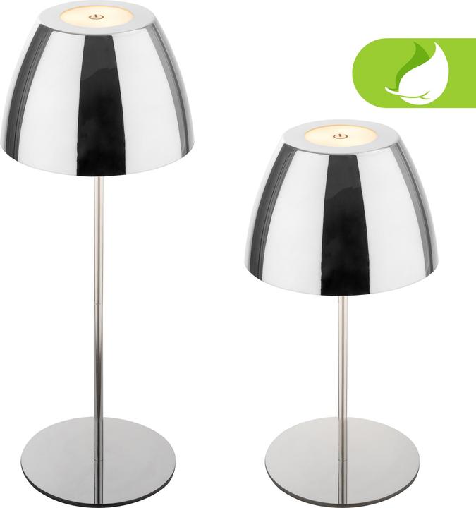 Produktbild Briloner SERINA Akku LED Tischleuchte, IP44, 2,5W, Chrome (200 lm)