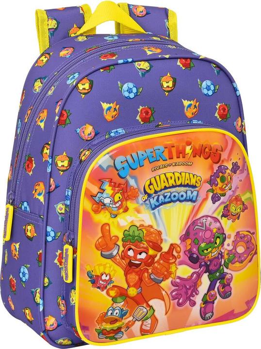 Produktbild Superthings Schulrucksack Guardians of Kazoom Lila Gelb (27 x 33 x 10 cm) (10 l)