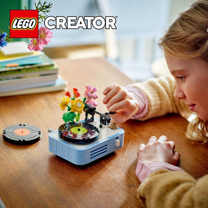 Actual product image LEGO Plattenspieler mit Blumen (31172, LEGO Creator Expert)