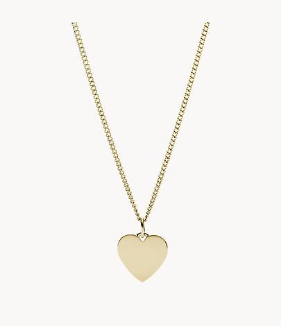 Actual product image Fossil Drew Necklace (Stainless steel, 45 - 50 cm)