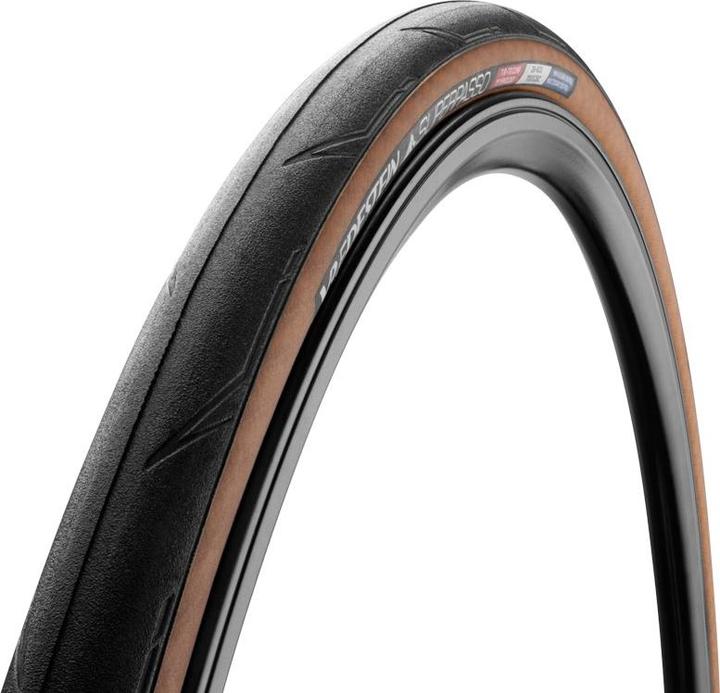 Produktbild MGA Vredestein Superpasso, 700x28c (28-622), Wyrujana, TPI150, 300G, TLR, Czarna-Transsparenta (neu) Roa (28 x 2.15, 28-622)