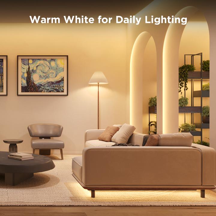 Image du produit Govee Rayure Light S (Lumière du jour, Blanc chaud, 1000 cm, Intérieur)