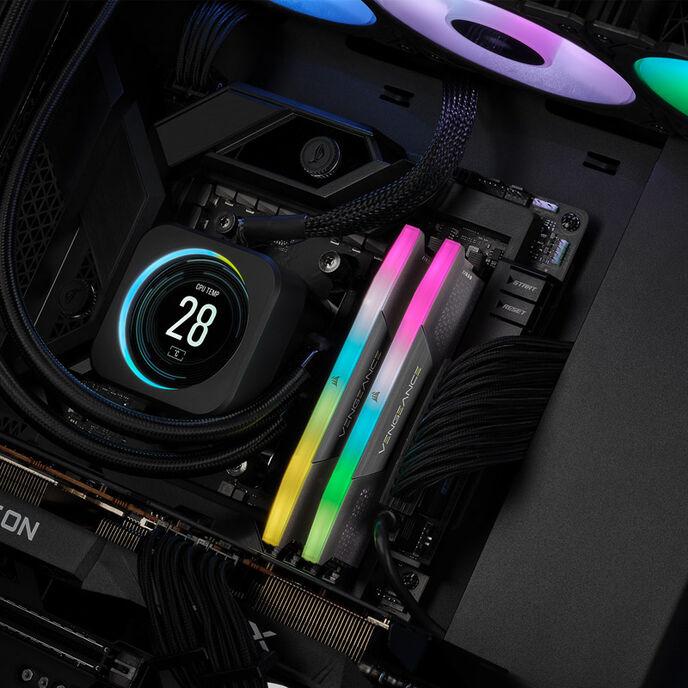 Actual product image Corsair Vengeance RGB (2 x 16GB, 6400 MHz, DDR5 RAM, DIMM)