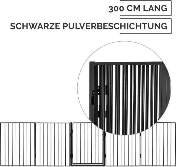 Produktbild Juskys Kaminschutzgitter 300 x 76 cm klappbar