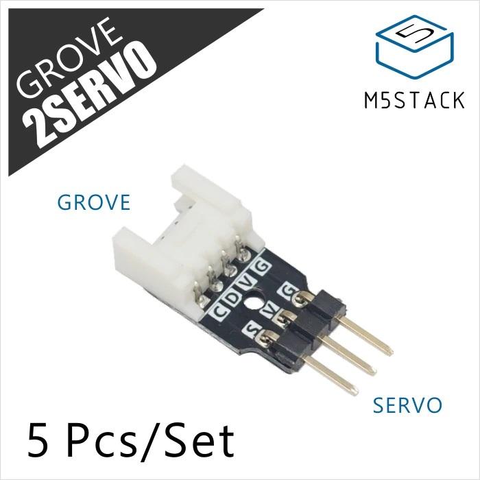 Actual product image M5Stack Adapter Grove to Servo 5 pieces