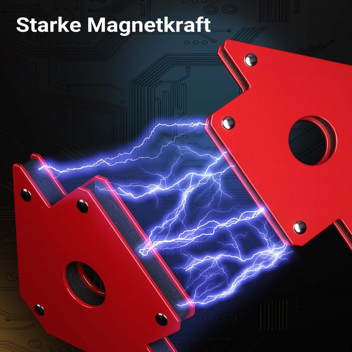 Produktbild Wiltec Schweissmagnet 11kg Schweisswinkel 120x80x15mm Magnetwinkel Schweisszubehör