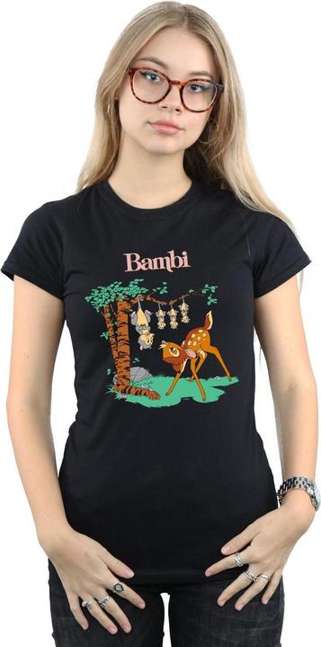 Actual product image Disney Womens/Ladies Bambi Tilted Up Cotton T-Shirt (XXL)