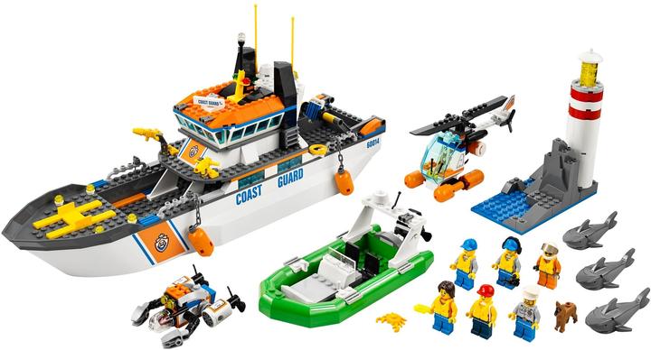 Actual product image LEGO City deployment for the coast guard (60014, LEGO City)