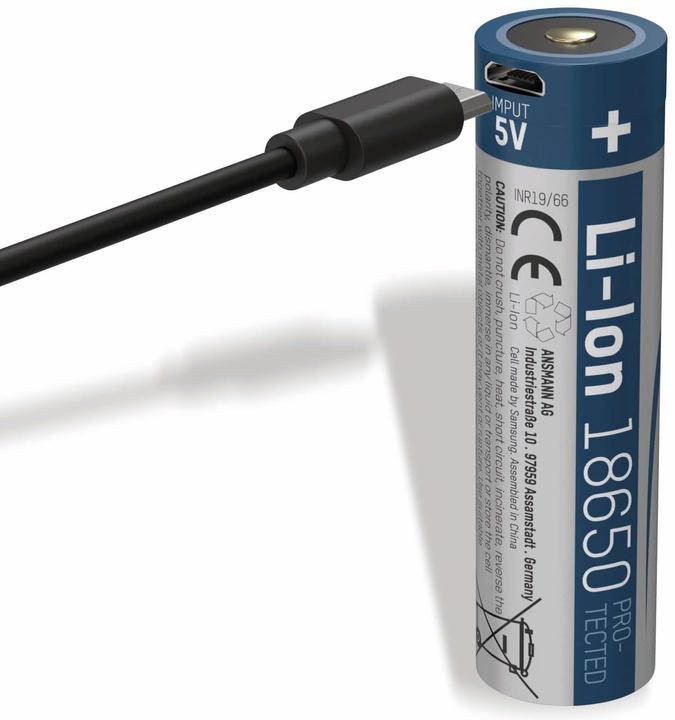 Produktbild Ansmann Li-Ion 18650 (1 Stk., 18650, 2600 mAh)