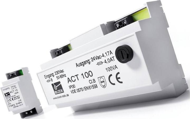 Image du produit Block Transformateur DIN-rail 25VA 24V