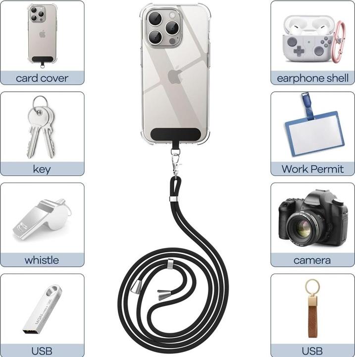 Actual product image Screenguard Universal Necklace Handykette für Smartphone Hüllen