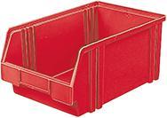 Produktbild LA-KA-PE Sichtlagerkasten LK L350/300xB200xH150mm PS rot