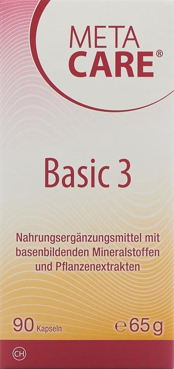 Produktbild Meta Care Basic 3 Kapsel (neu) (90 Stück, Kapseln, 115 g)