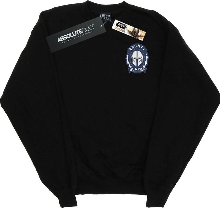 Star Wars The Mandalorian Bounty Hunter Badge Breast Print Sweatshirt (XL)