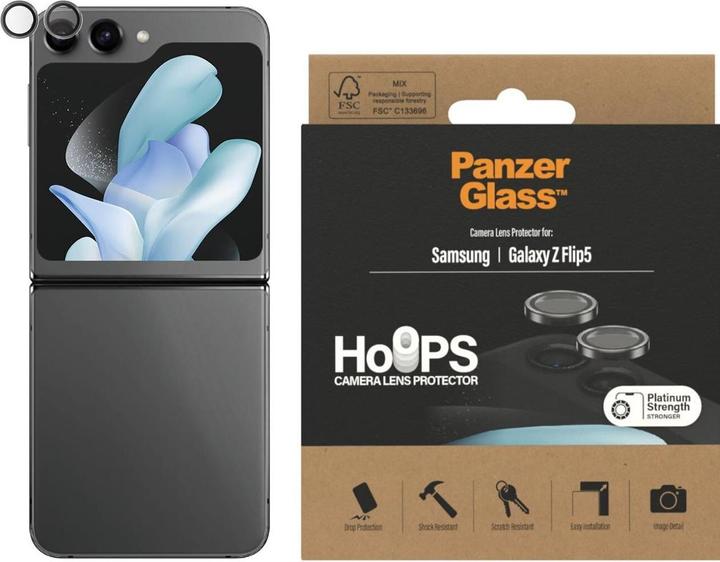 Immagine prodotto PanzerGlass Protezione per la lente della fotocamera di Galaxy Z Flip 5 (1 Pezzo/i, Samsung Galaxy Z Flip5)