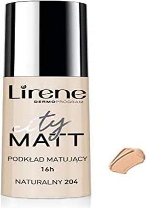 Lirene City Matt Fluid Matting and Smoothing Face 204 Natural 30Ml