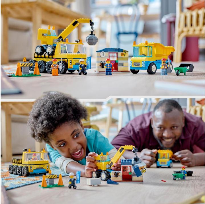 Produktbild LEGO Baufahrzeuge und Kran mit Abrissbirne (60391, LEGO City)
