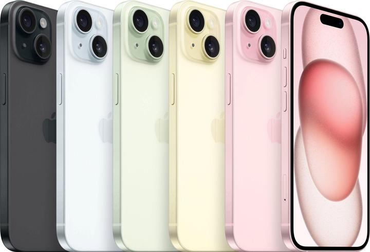 Produktbild Apple iPhone 15 (512 GB, Blue, 6.10", SIM + eSIM, 48 Mpx, 5G)