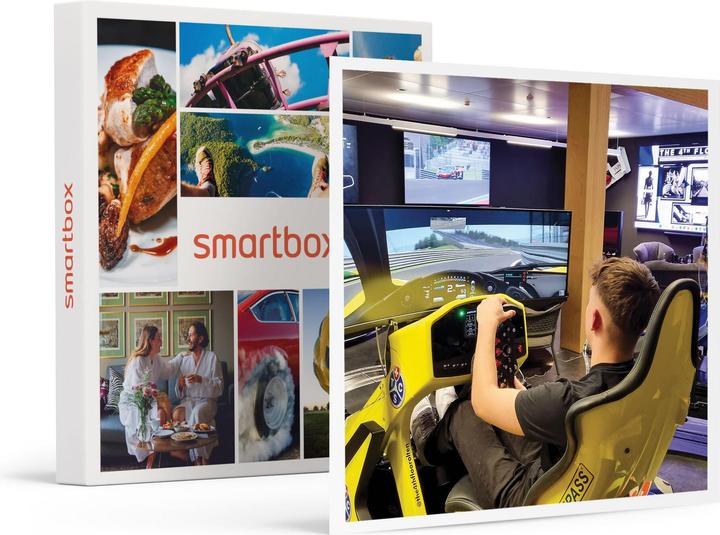 Actual product image Smartbox 2 laps in the racing simulator incl. drinks for 2 people (2 pers.)