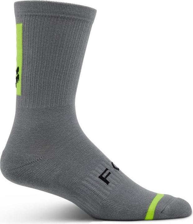 Fox SOCKS 24 8" DEFEND STL GRY (L/XL)