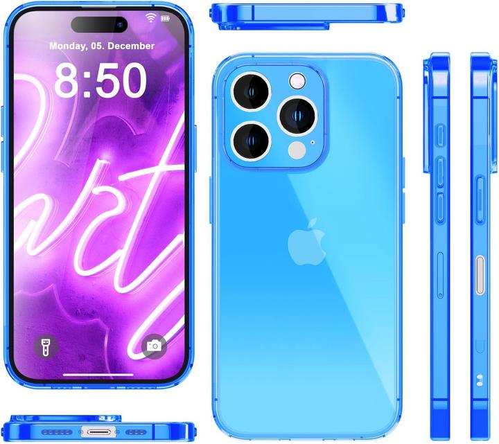 Immagine prodotto Nalia Copertura in silicone trasparente al neon (Apple iPhone 16 Pro Max)