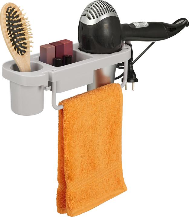 Actual product image Relaxdays Hairdryer holder