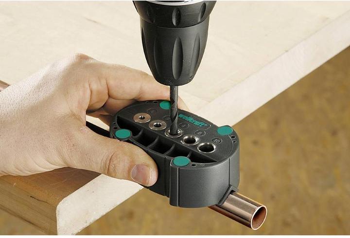 Produktbild wolfcraft Mobile Bohrhilfe accumobil
