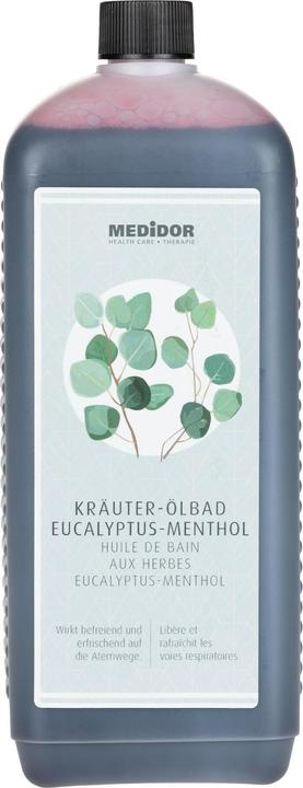 Medidor Kräuterölbad Eucalyptus-Menthol (1000 ml, Badeöl)
