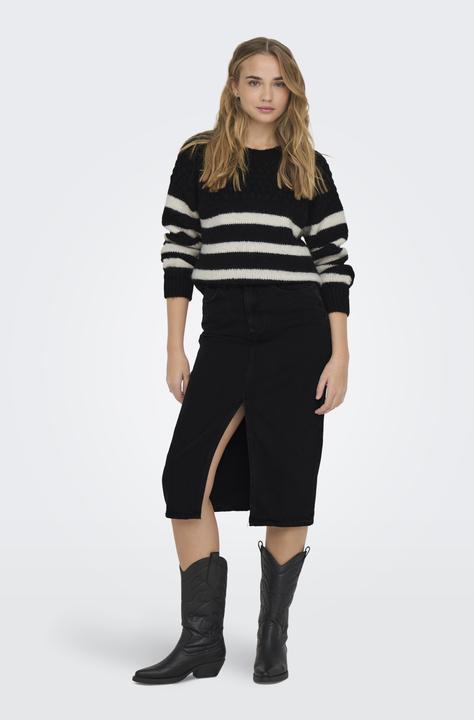 Produktbild Only ONLBILLIE LIFE LS STRIPE O-NECK EX KNT Strickpullover (XS)