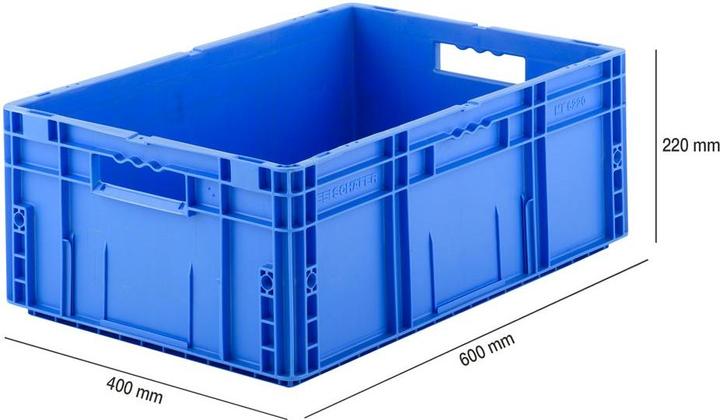 Produktbild Schäfer Shop Euro Box Serie MF 6120/6170/6220/6320/6420, aus PP, verschiedene Inhalte (41.60 l)