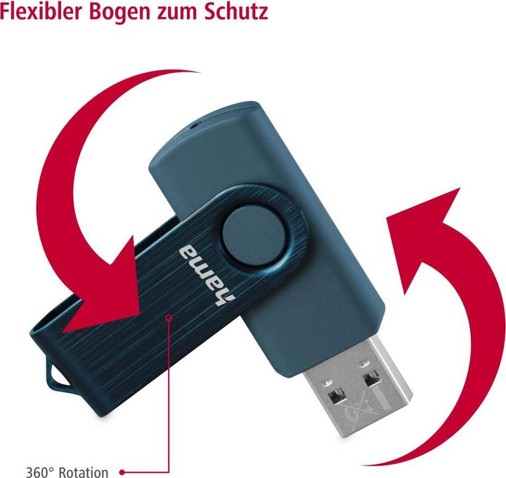 Immagine prodotto Hama Ruota (64 GB, USB 3.0, USB-A)