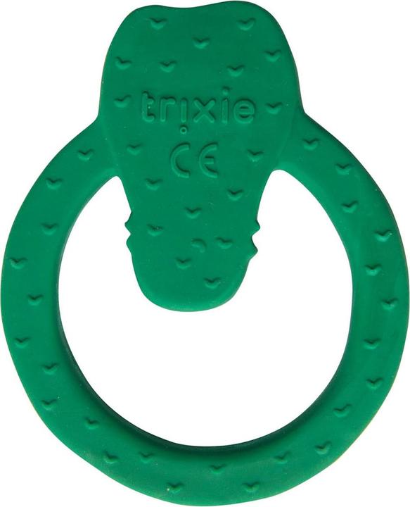 Productafbeelding Trixie Baby Bijtring van natuurlijk rubber, rond Mr. Krokodil