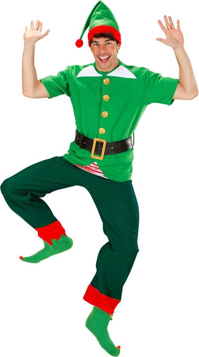 Image du produit Widmann ELF WEIHNACHTSMANN HELFER (Hemd,Gürtel, Hut), L (L)