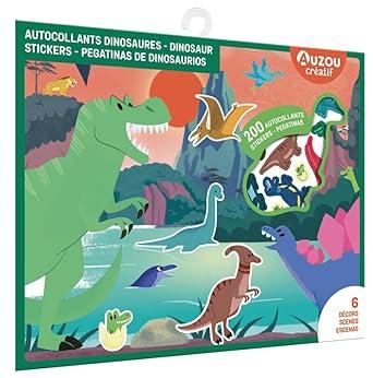 Produktbild Auzou France Autocollants dinosaures : 200 autocollants, 6 décors