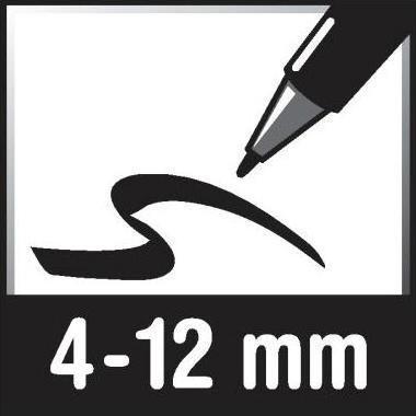 Actual product image Edding Permanent Marker 800 (Blue, 4 mm, 1 x)