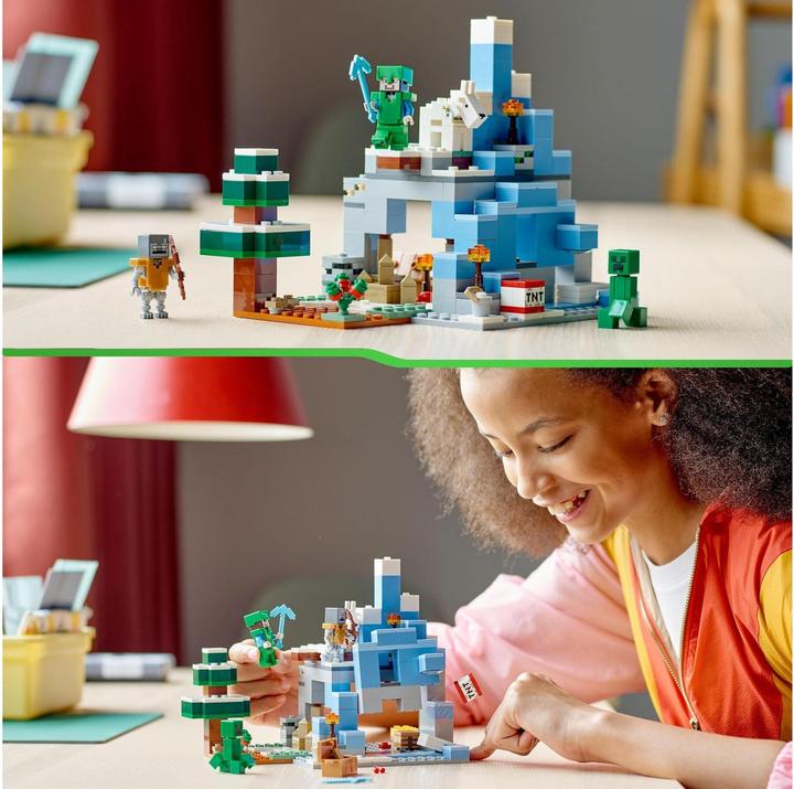 Produktbild LEGO Die Vereisten Gipfel (21243, LEGO Minecraft)