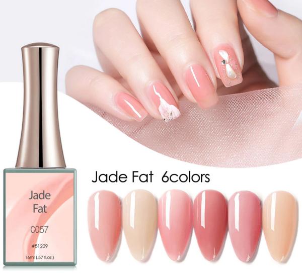 Actual product image Canni Gellacquer Jade Fad CO59 UV/LED (CO59 UV, Jade Fad Rose, LED, UV gel varnish)