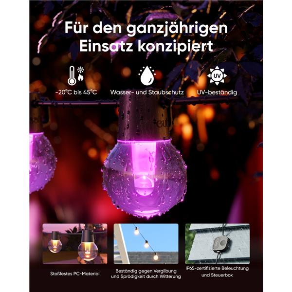 Productafbeelding eufy Buiten String Light E10 (29 m)
