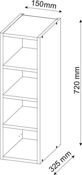 Image du produit Vicco Fame-Line (32.5 x 15 x 72 cm)