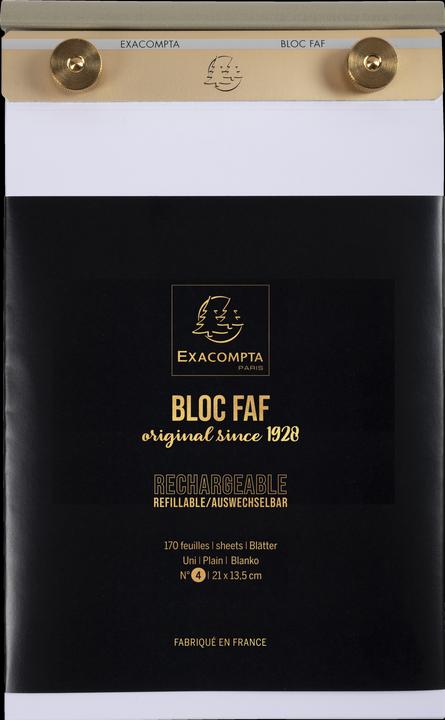 Actual product image Exacompta Block FAF (21 x 13.5 cm, Plain)