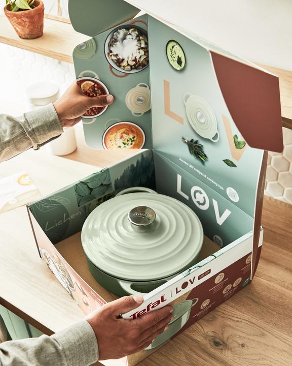 Image du produit Tefal LOV cocotte (28 cm, Cocotte + faitout, Casserole, Fonte)