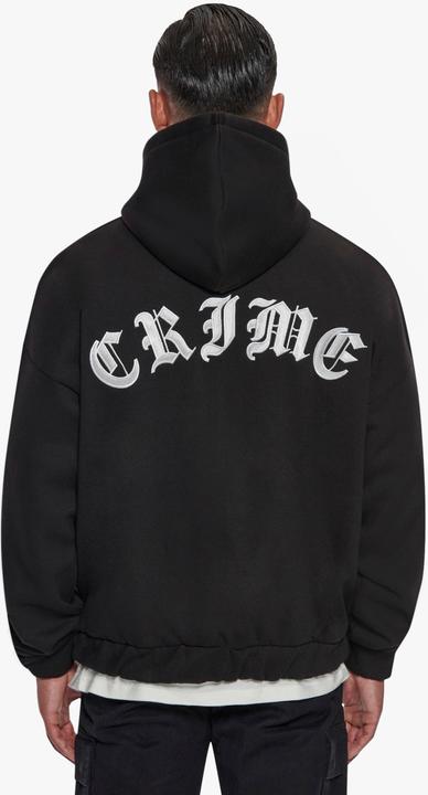Actual product image Dropsize Super Heavy Oversized Crime Zip Hoodie - 124647 (XS)